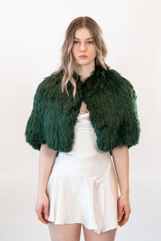 Hearsay Silk Fur Cape