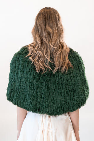 Hearsay Silk Fur Cape
